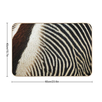 Zebra Caboose Bath Mat