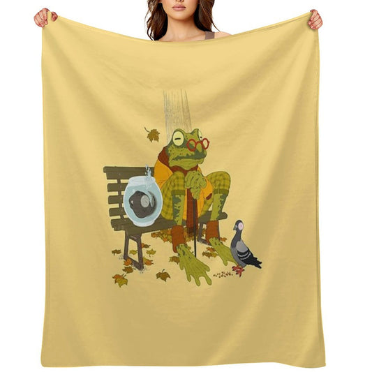 Day Out with Grandpa Throw Blanket