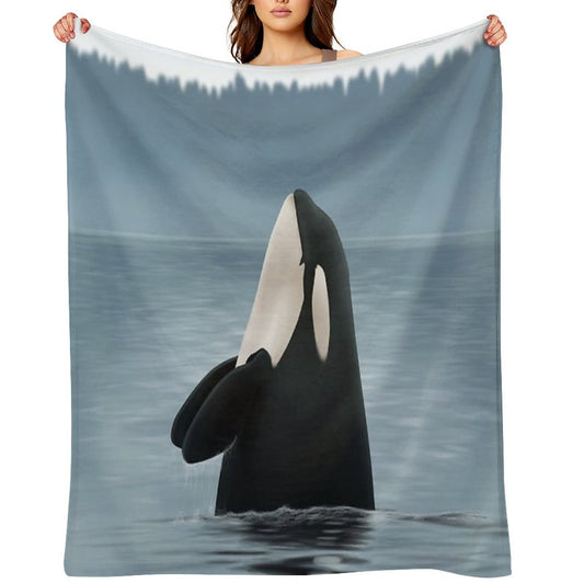 Spyhop Throw Blanket