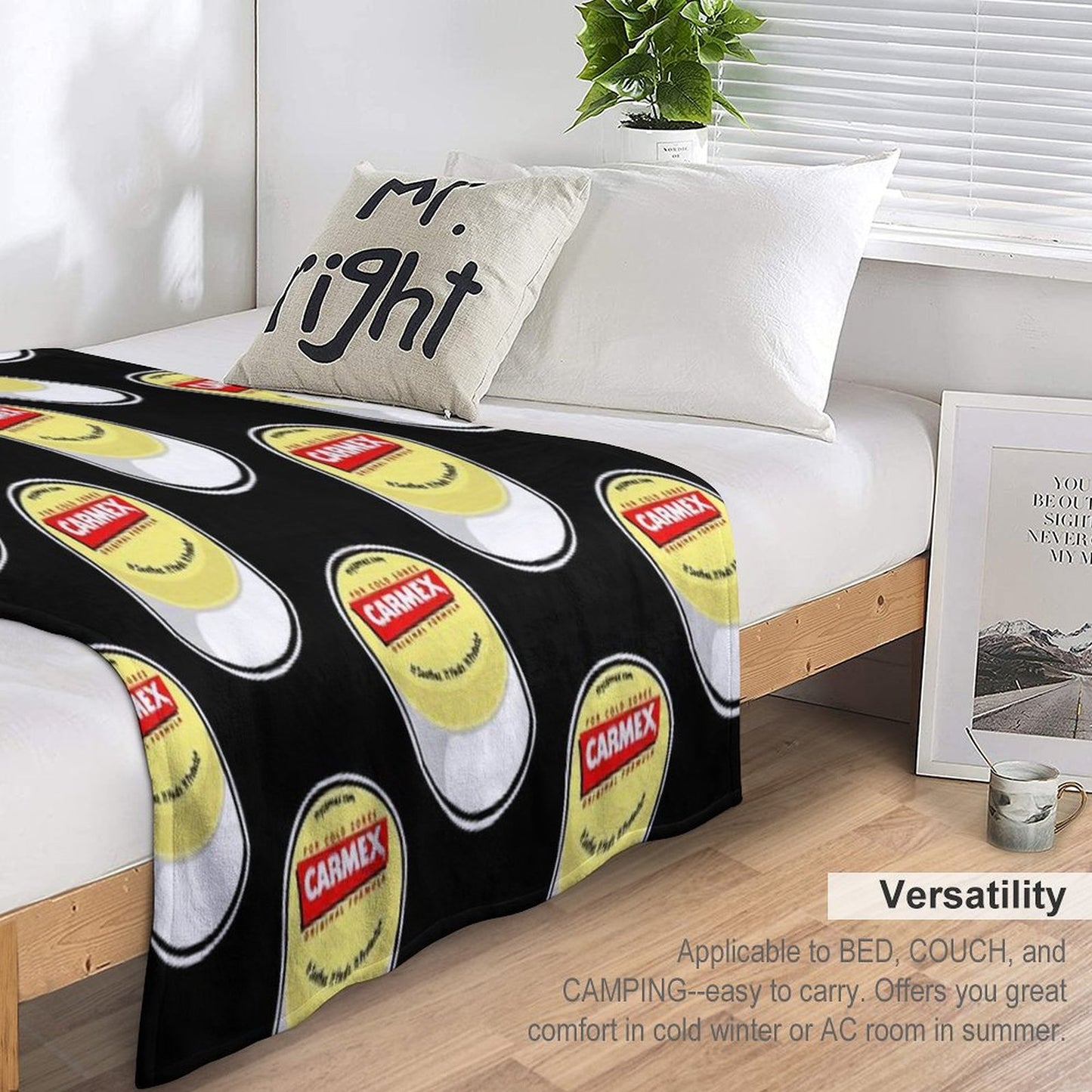 Carmex Chapstick Throw Blanket