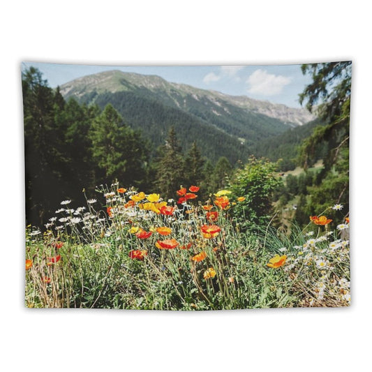 Mountain Garden Tapestry