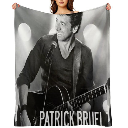 Thighaag Patrick Bruel Show Tour TOURNEE En ACOUSTIQUE 2022 Throw Blanket