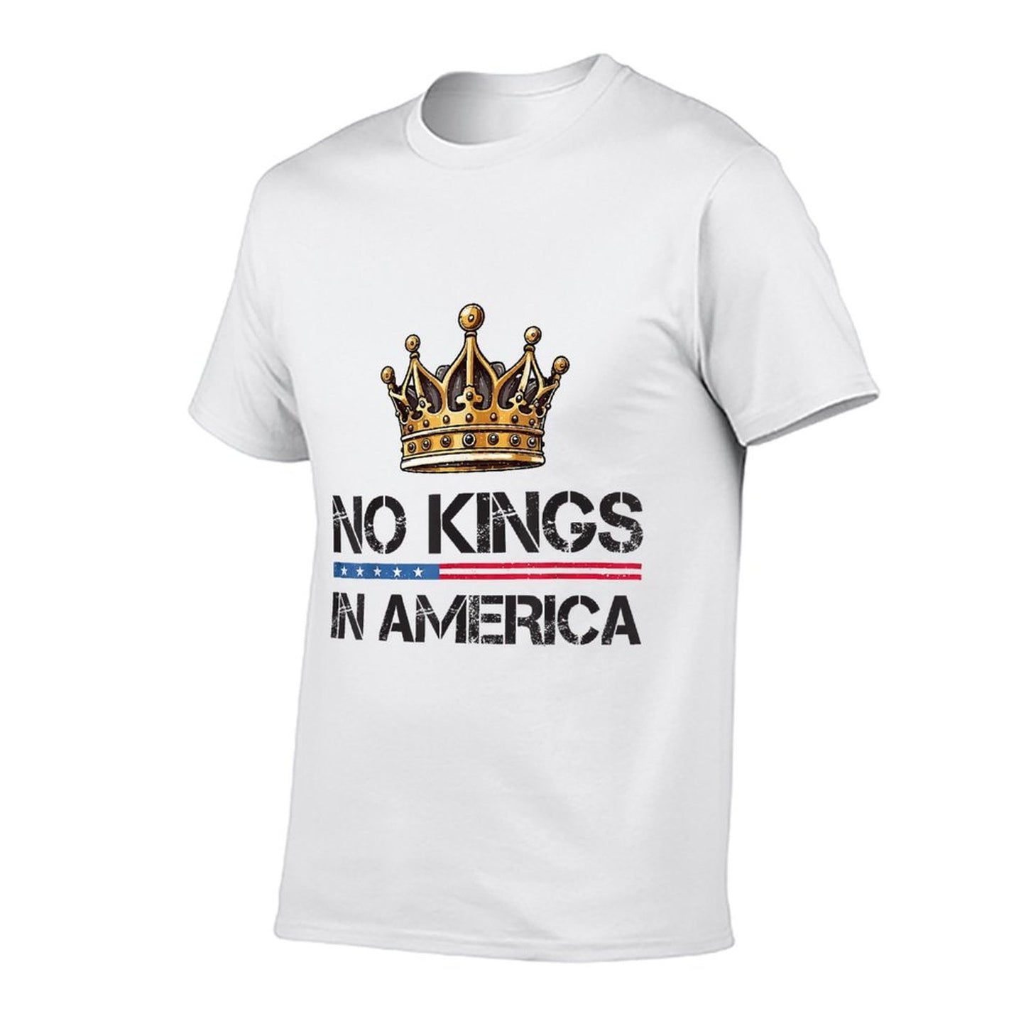 No Kings In America Resist Trump Protest Patriotic 4th July  Vintage-inspired T-Shirt