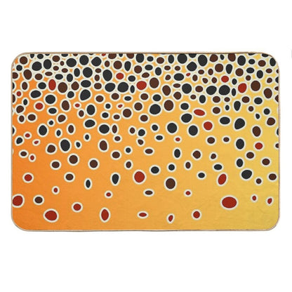 Brown Trout Skin Bath Mat