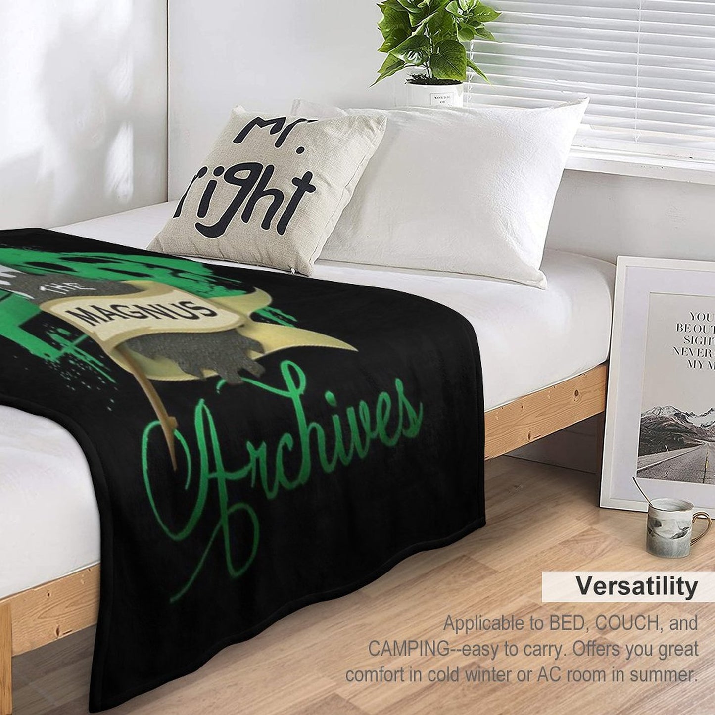 The Magnus Archives Logo Throw Blanket