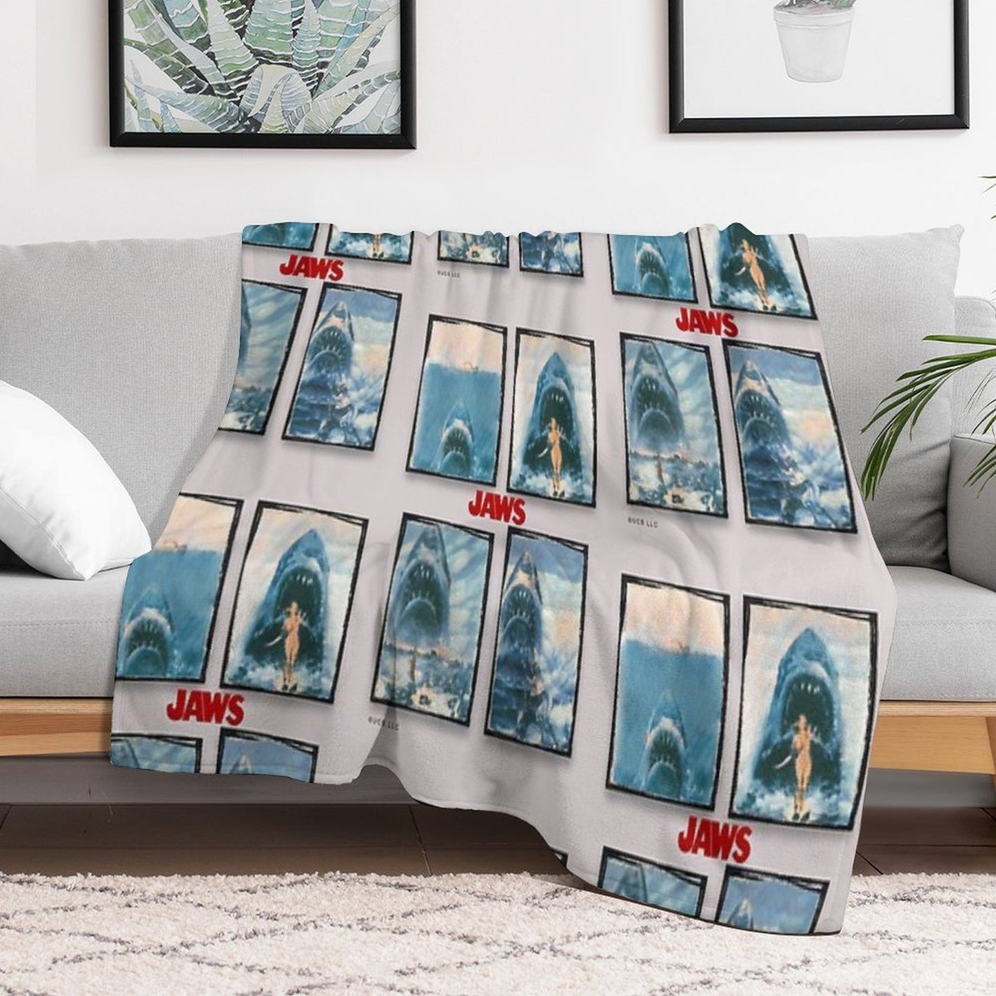 The Jaws Moments Throw Blanket