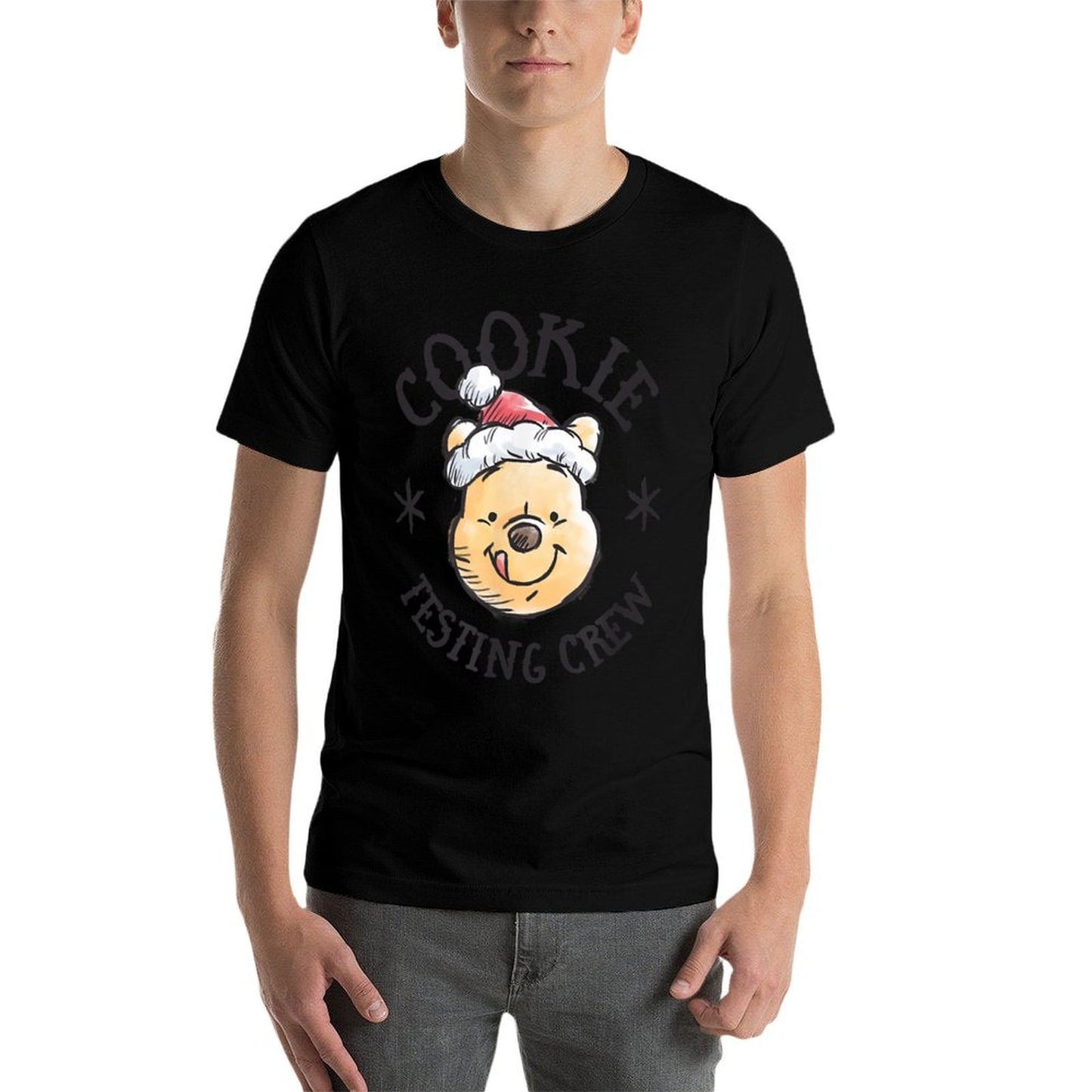 Winnie The Pooh - Holiday Pooh Bear Cookie Testing Crew  High-quality Stitching T-Shirt