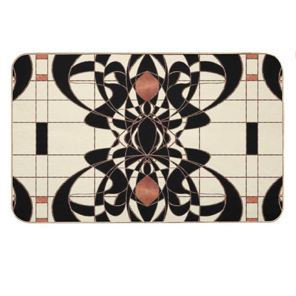 Twenties Vintage Art Deco Art Nouveau Design Bath Mat