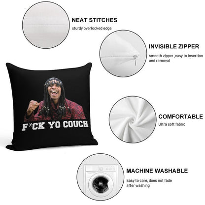 Fck Yo Couch Soft Luxury Feel Throw Pillow