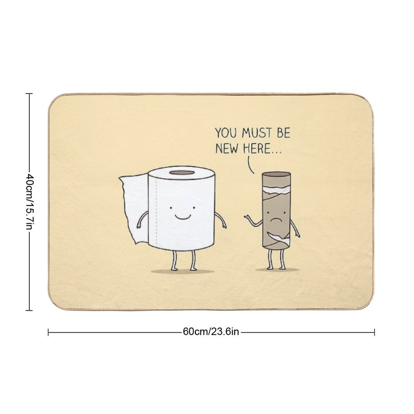 Paperwork Bath Mat
