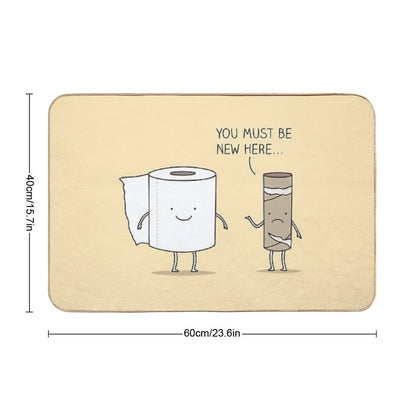 Paperwork Bath Mat