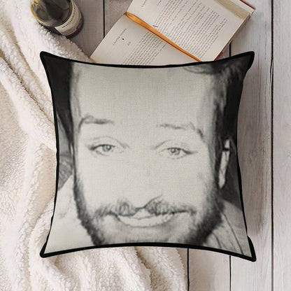 Always Sunny in Philidelphia Charlie Dating Picture Linen Throw Pillow Cover