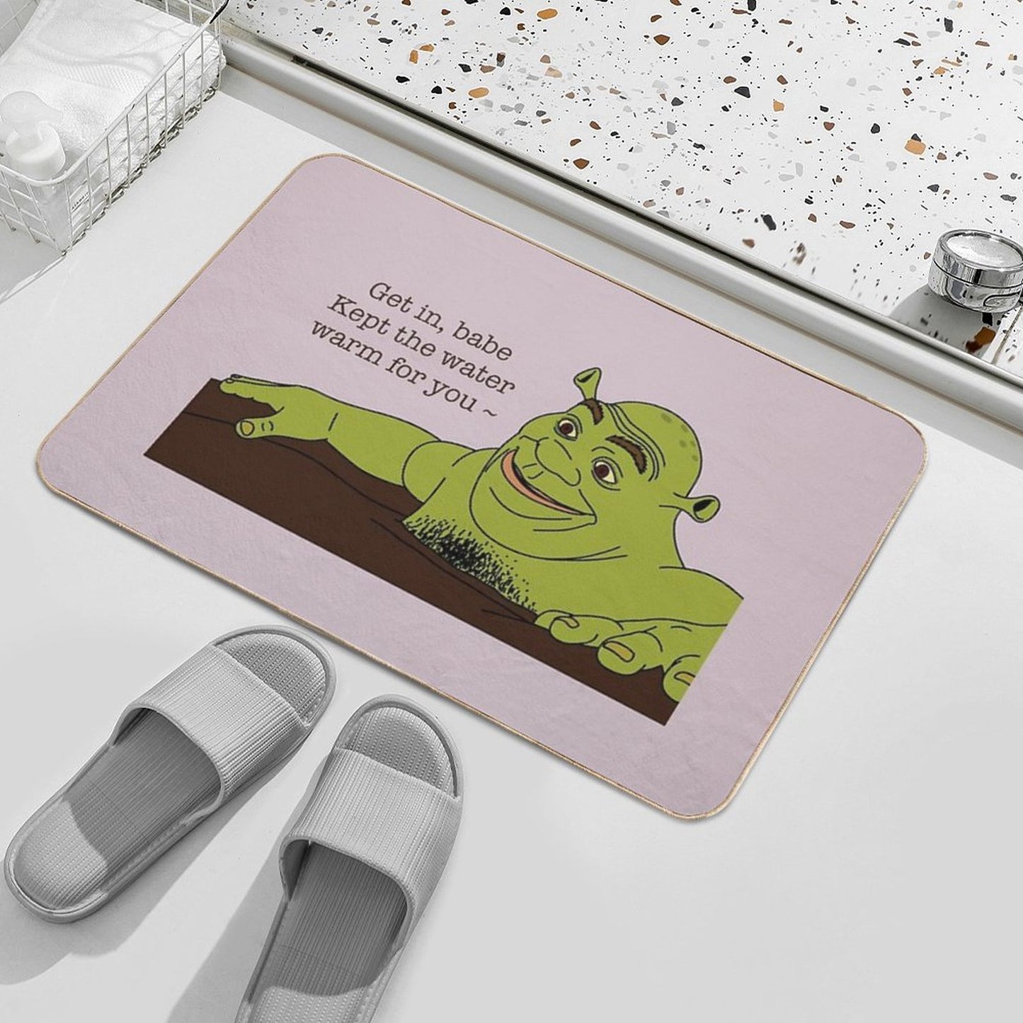 Shrek’s ❤️Hot❤️ Tub Bath Mat