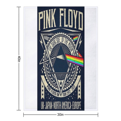 Tour Musical - The Drack Side Of The Moon Poster Throw Blanket
