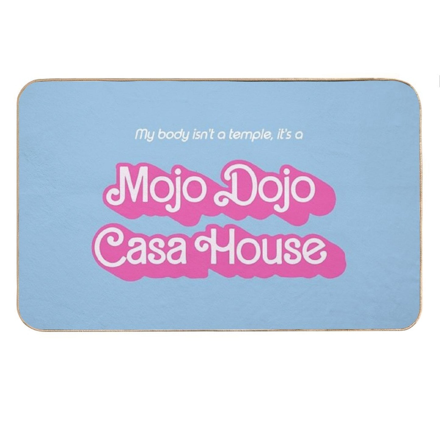 Blue Mojo Dojo Bath Mat
