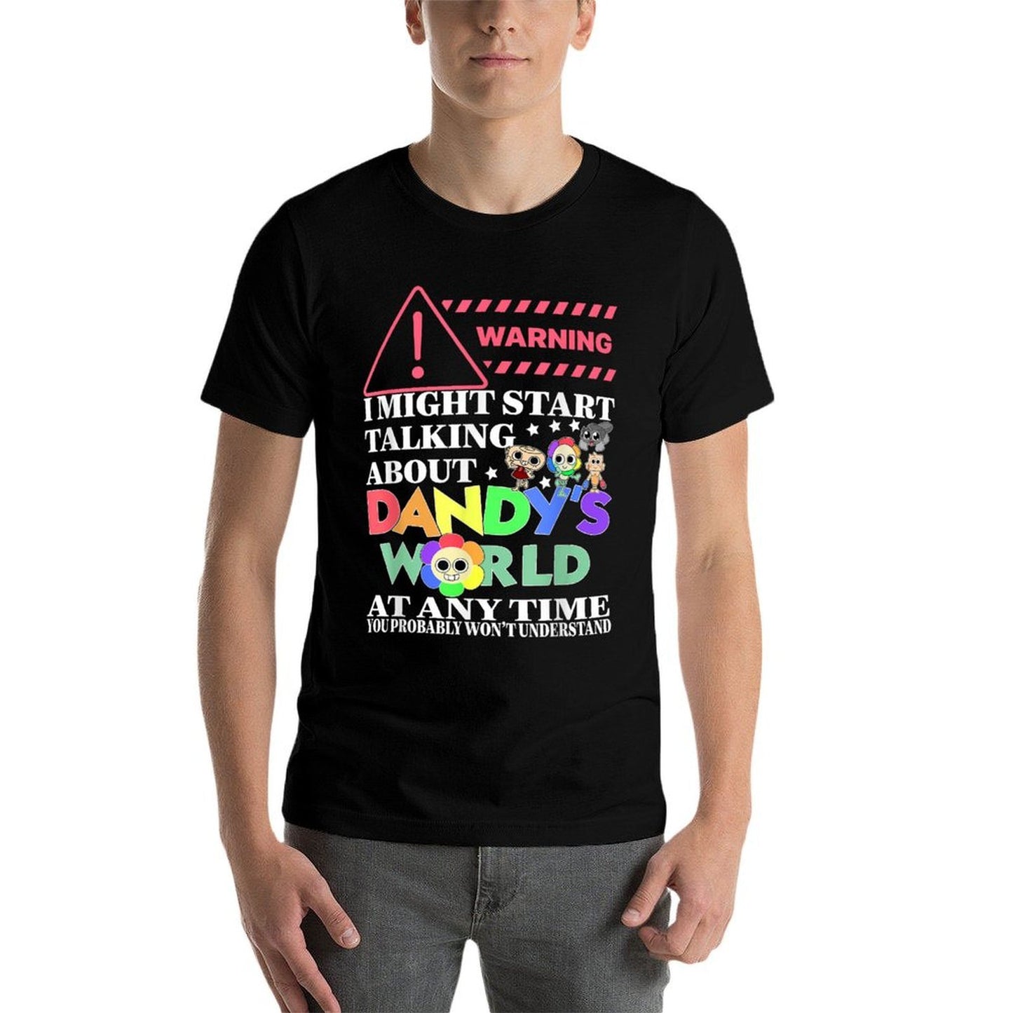 Dandy's World Characters Funny For Men Women Kids  Relaxed-fit T-Shirt