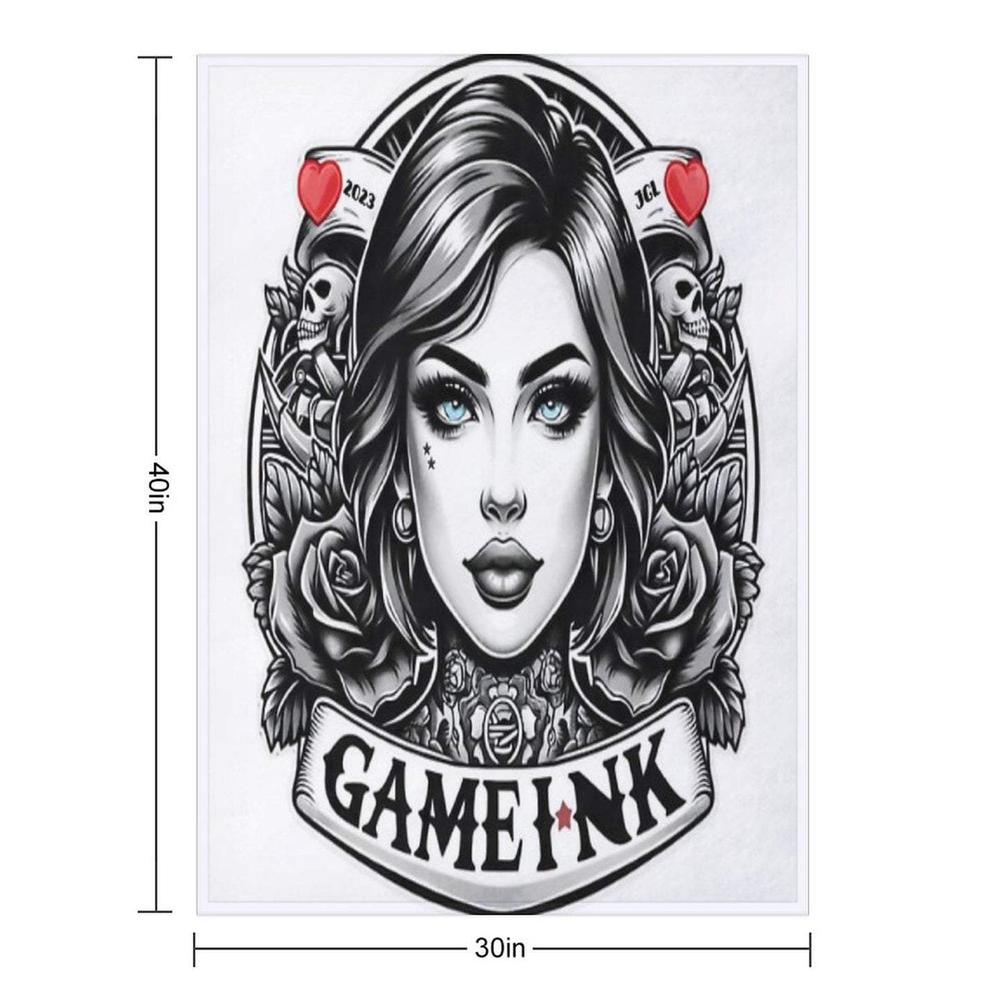 Gameink Throw Blanket
