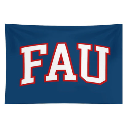 Fau - College Font Curved Tapestry