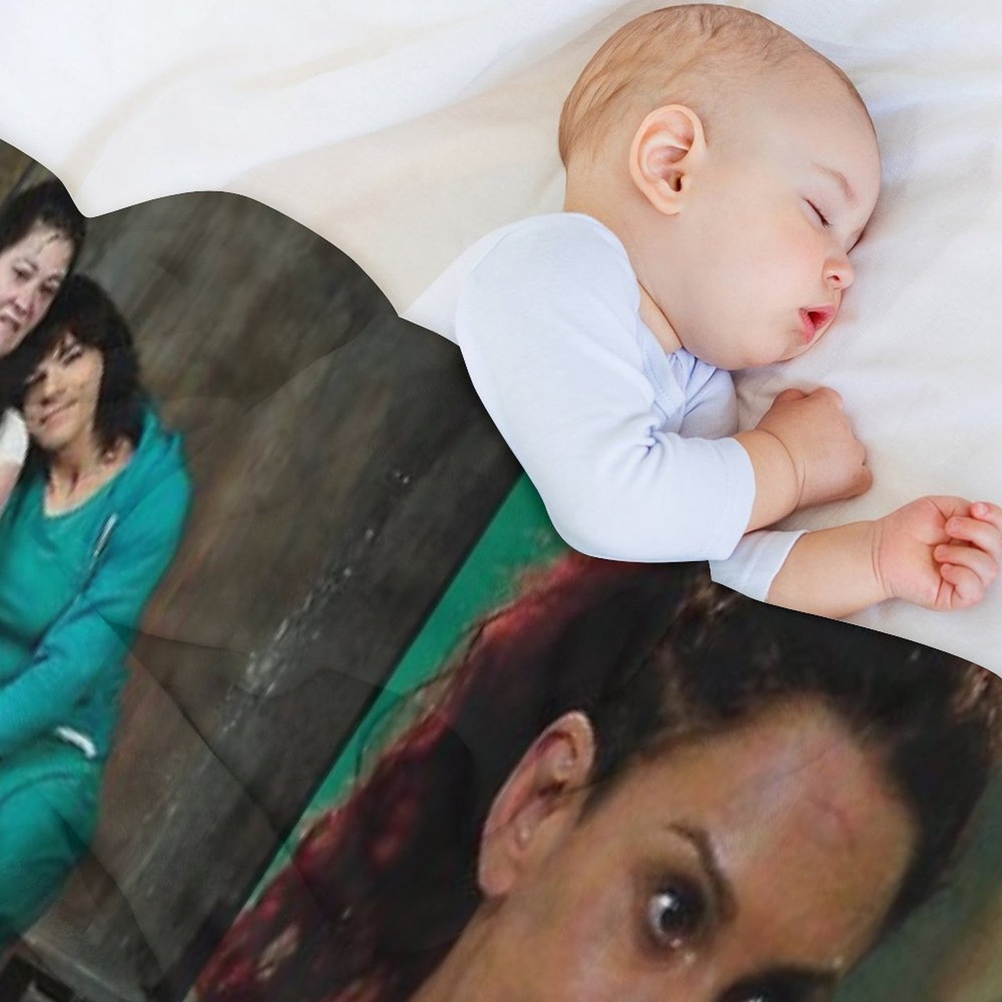 Wentworth Collage Throw Blanket