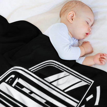 Skyline R32 GTR (White Print) Throw Blanket