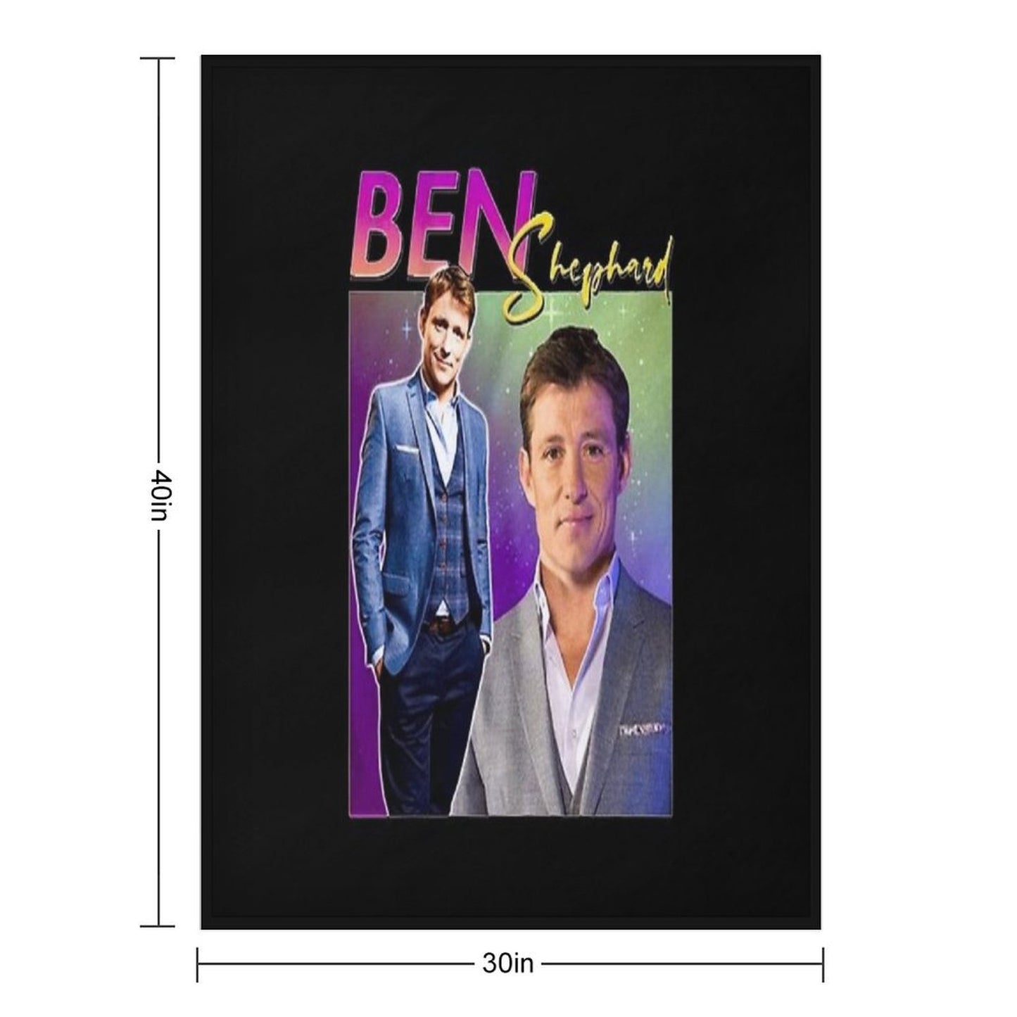 Ben Shepherd Throw Blanket