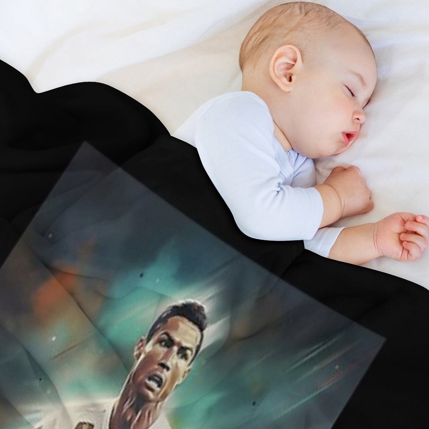 Cristiano Ronaldo Star Throw Blanket