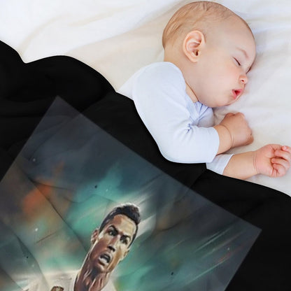 Cristiano Ronaldo Star Throw Blanket