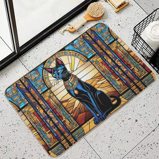 Egyptian Cat. Bath Mat