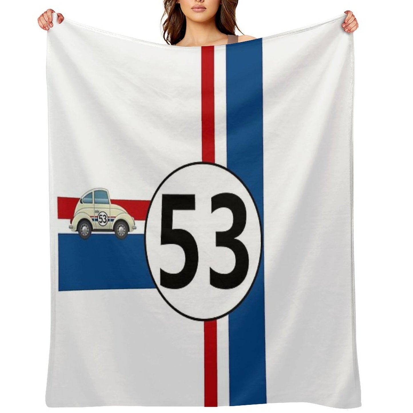 Herbie Fully Loaded Fan Art Throw Blanket