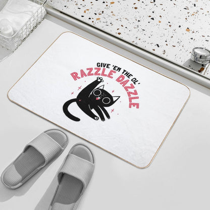 The Ol' Razzle Dazzle  Easy Maintenance Bath Mat