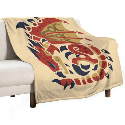 Rathalos Throw Blanket