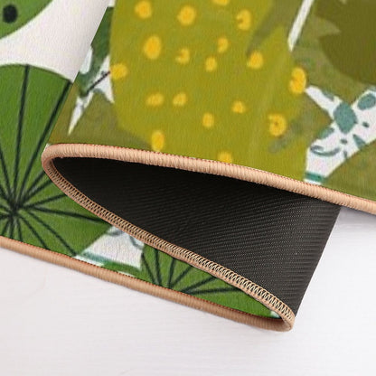 Bathing with Plants  Fade-Resistant Bath Mat