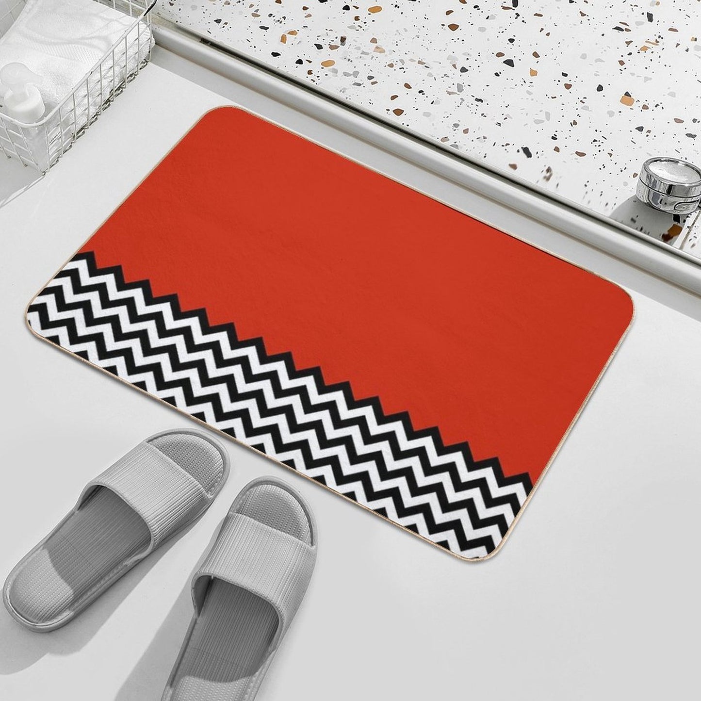 Black Lodge (Twin Peaks) Inspired Graphic  Easy To Clean Bath Mat