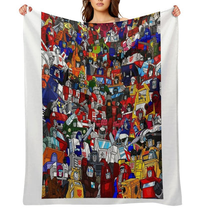 G1 Transformers Autobots Throw Blanket