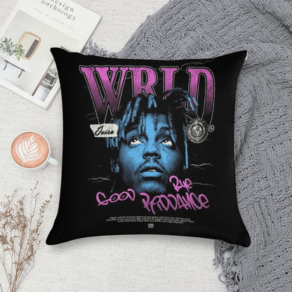 Juice WRLD Halftone Soft Style Accent Throw Pillow