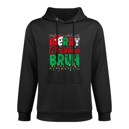 Bruh Christmas Kids Xmas Menn Boys Funny Christmas Unisex Design Hoodie