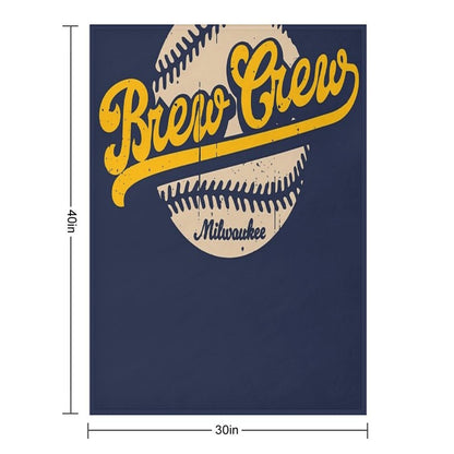 Brew Crew Classic Throw Blanket