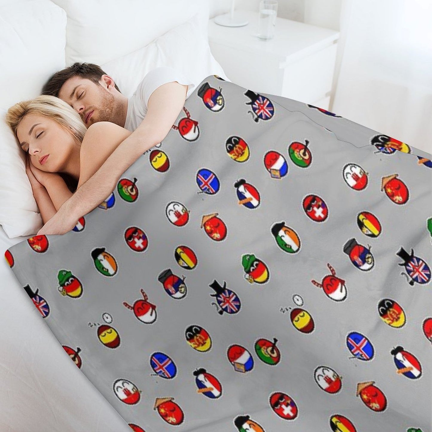 Countryballs Pack Throw Blanket