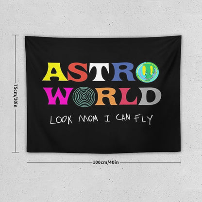 ASTROWORLD Look Mum I Can Fly Tapestry