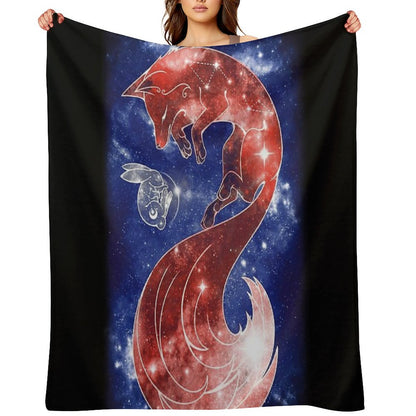 Sleeping Moon Throw Blanket