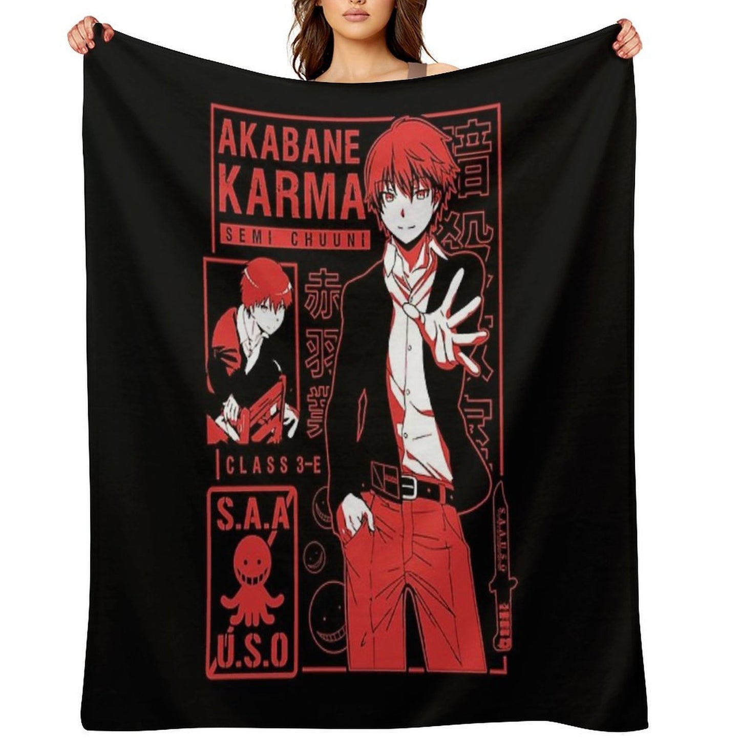 KARMA AKABANE Classic Throw Blanket