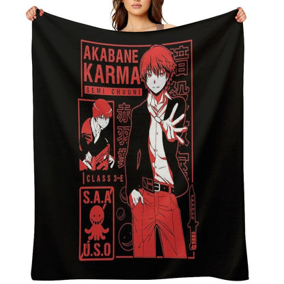 KARMA AKABANE Classic Throw Blanket