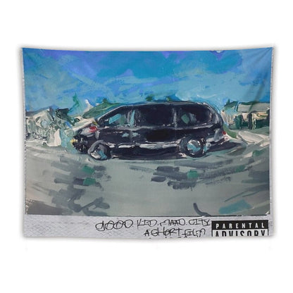 Acrylic Painting - Kendrick Lamar Good Kid Mad City Tapestry