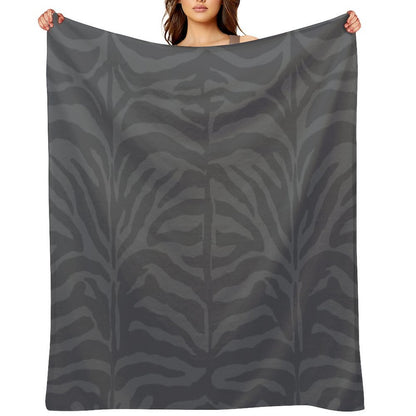 Tiger Print Design Throw Blanket