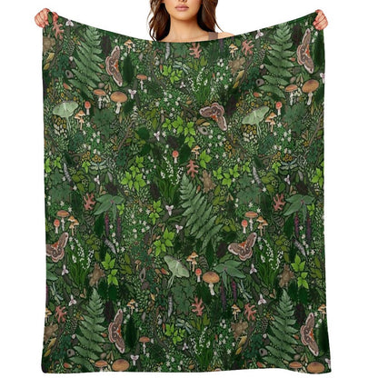 Forest Foray Throw Blanket