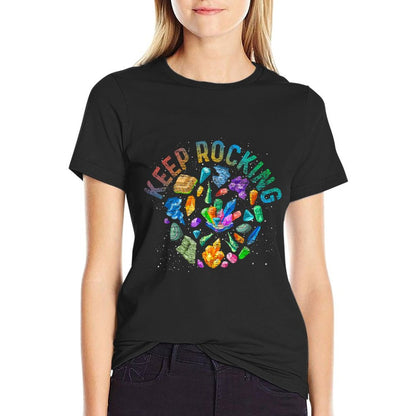 Colorful Rock Collector Earth Scientist Gift Funny Geology T-Shirt