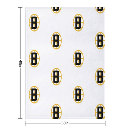 Boston Hockey Throw Blanket