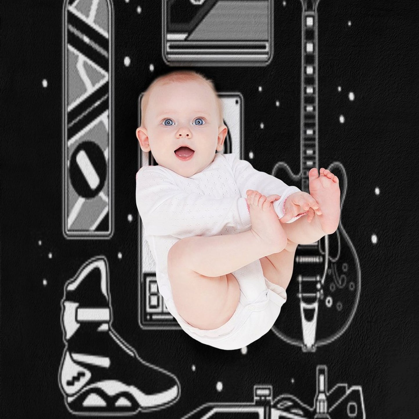 BTTF Icon Set Throw Blanket