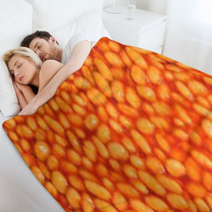 Baked Beans Throw Blanket