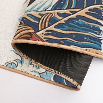 The Great Ramen Off Kanagawa Bath Mat